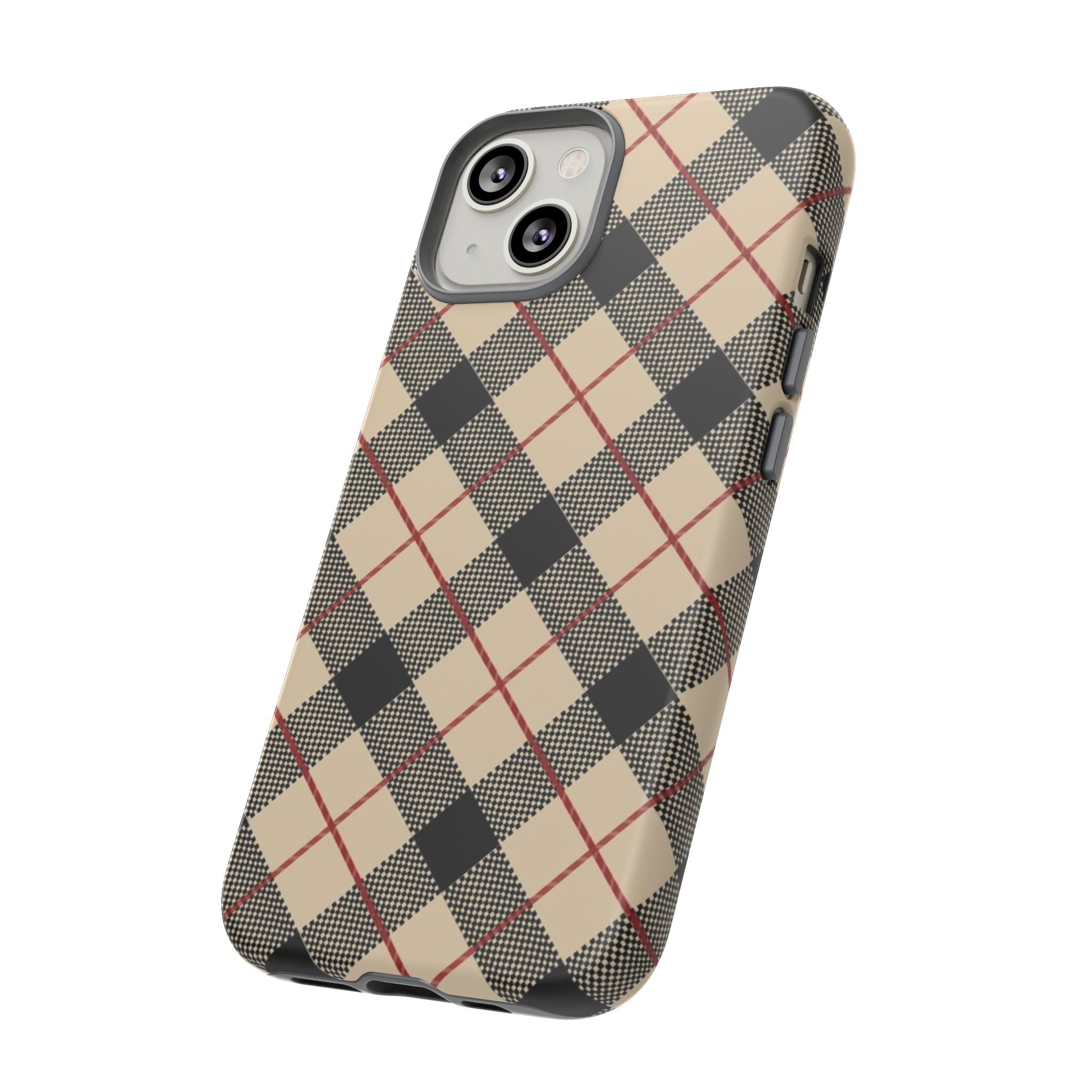 Heritage Plaid Premium Tough Shining Phone Case (Double Layer) Available For All iPhone Models