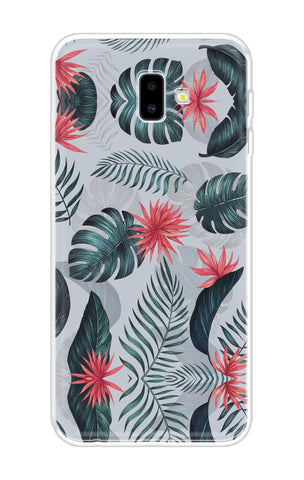 Retro Floral Leaf Soft Cover for Samsung J6 Plus