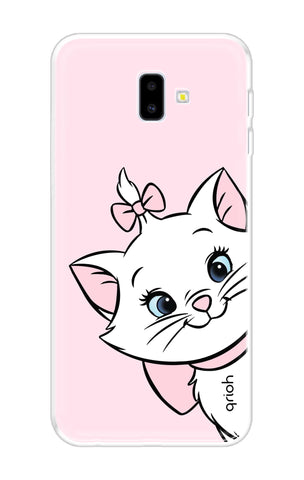 Cute Kitty Soft Cover For Samsung J6 Plus