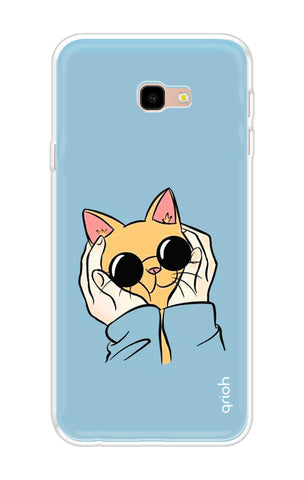 Attitude Cat Soft Cover for Samsung Galaxy J4 Plus