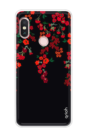 Floral Deco Soft Cover For Xiaomi Redmi Note 6 Pro