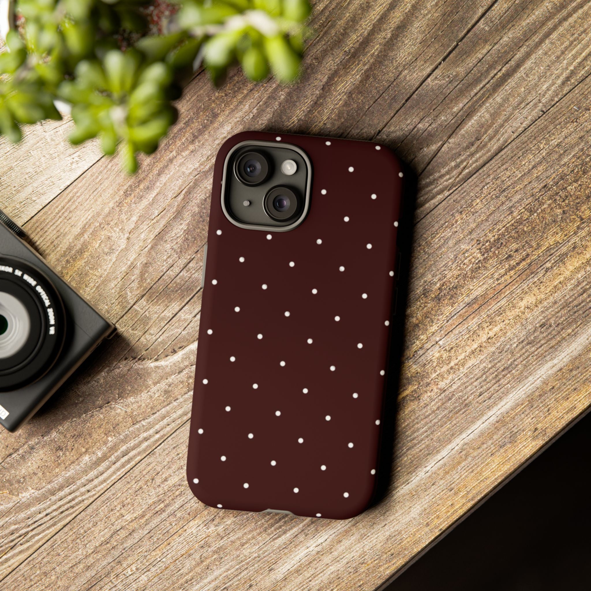 Berry Dots Premium Tough Shining Phone Case (Double Layer) Available For All iPhone Models