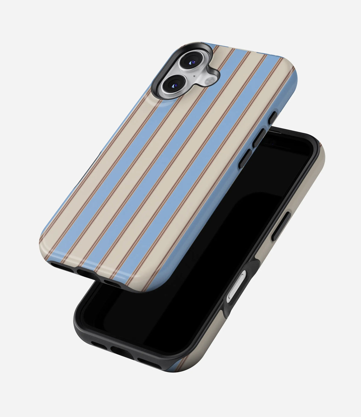 Sailor Cream Stripes Premium Tough Shining Phone Case (Double Layer) Available For All iPhone Models