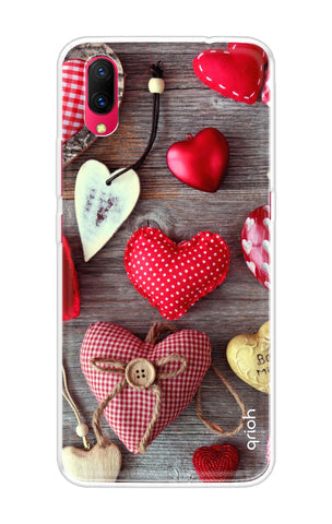 Valentine Hearts Soft Cover for Vivo X23