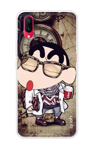 Nerdy Shinchan Soft Cover for Vivo X23
