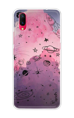 Space Doodles Art Soft Cover For Vivo X23