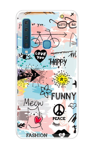 Happy Doodle Soft Cover for Samsung A9 2018