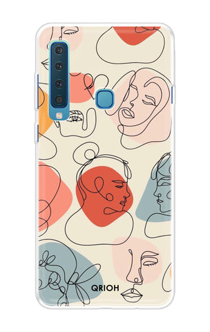 Abstract Faces Soft Cover for Samsung A9 2018