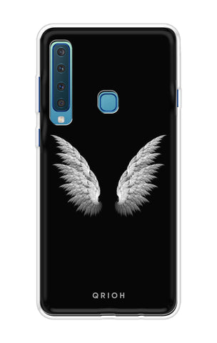 White Angel Wings Soft Cover for Samsung A9 2018