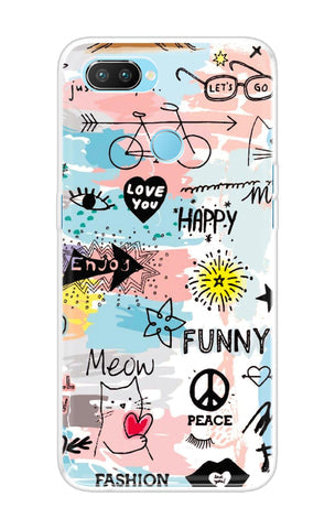 Happy Doodle Soft Cover for Oppo Realme 2 Pro