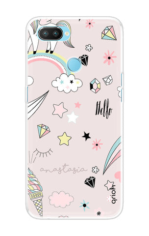 Unicorn Doodle Soft Cover For Oppo Realme 2 Pro