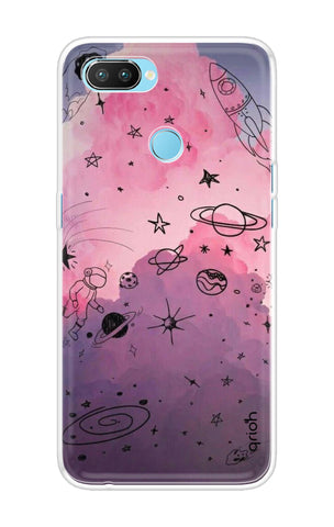 Space Doodles Art Soft Cover For Oppo Realme 2 Pro