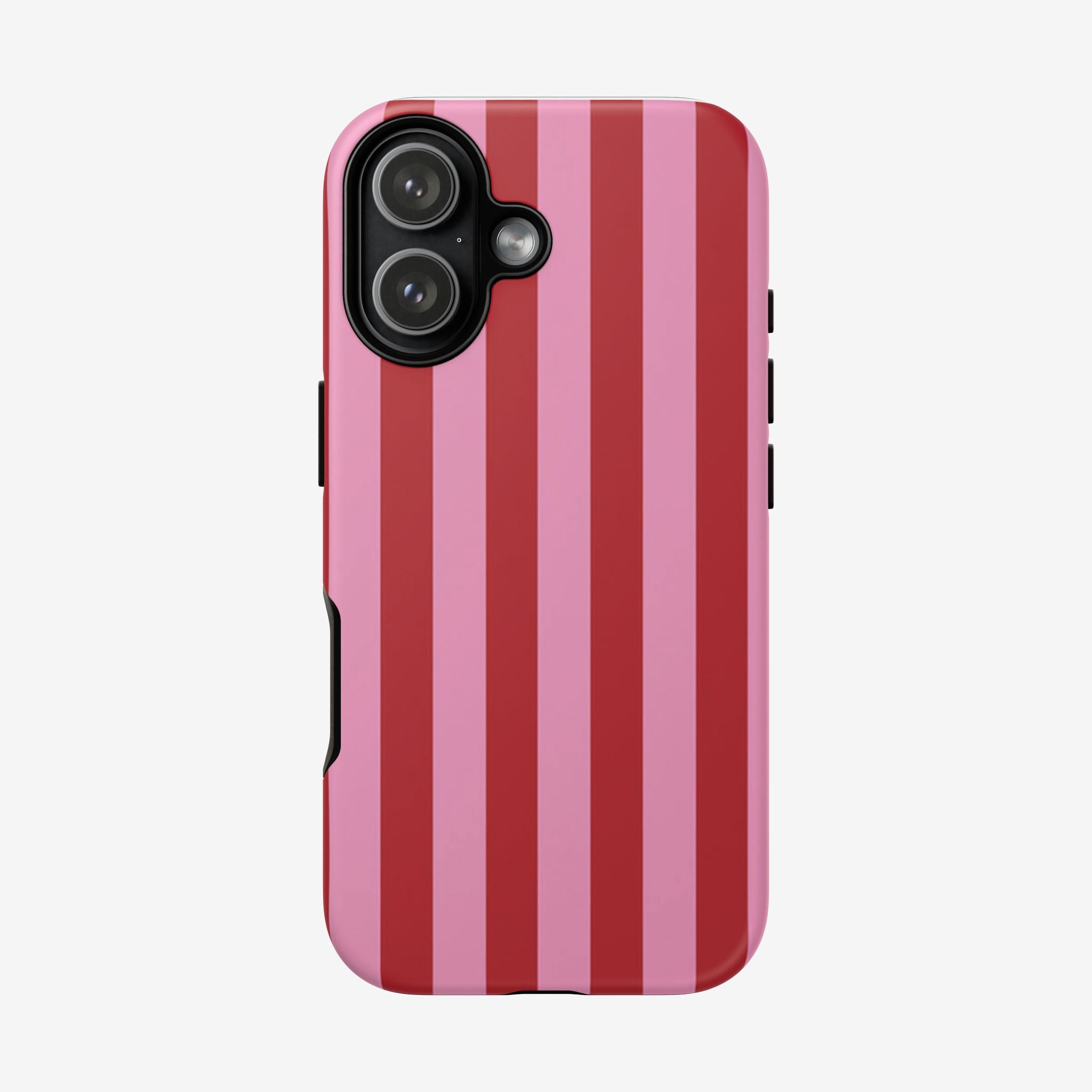 Pink Stripes Tough Case  Available For All iPhone Models