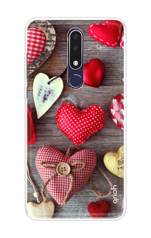 Valentine Hearts Soft Cover for Nokia 3.1 Plus