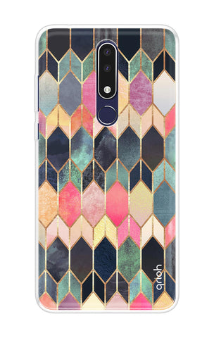 Shimmery Pattern Soft Cover for Nokia 3.1 Plus