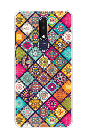 Multicolor Mandala Soft Cover for Nokia 3.1 Plus