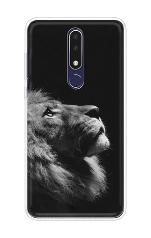 Lion Looking to Sky Soft Cover for Nokia 3.1 Plus