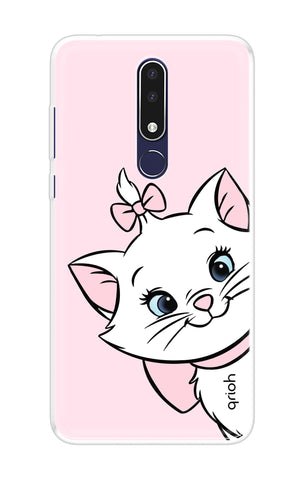 Cute Kitty Soft Cover For Nokia 3.1 Plus