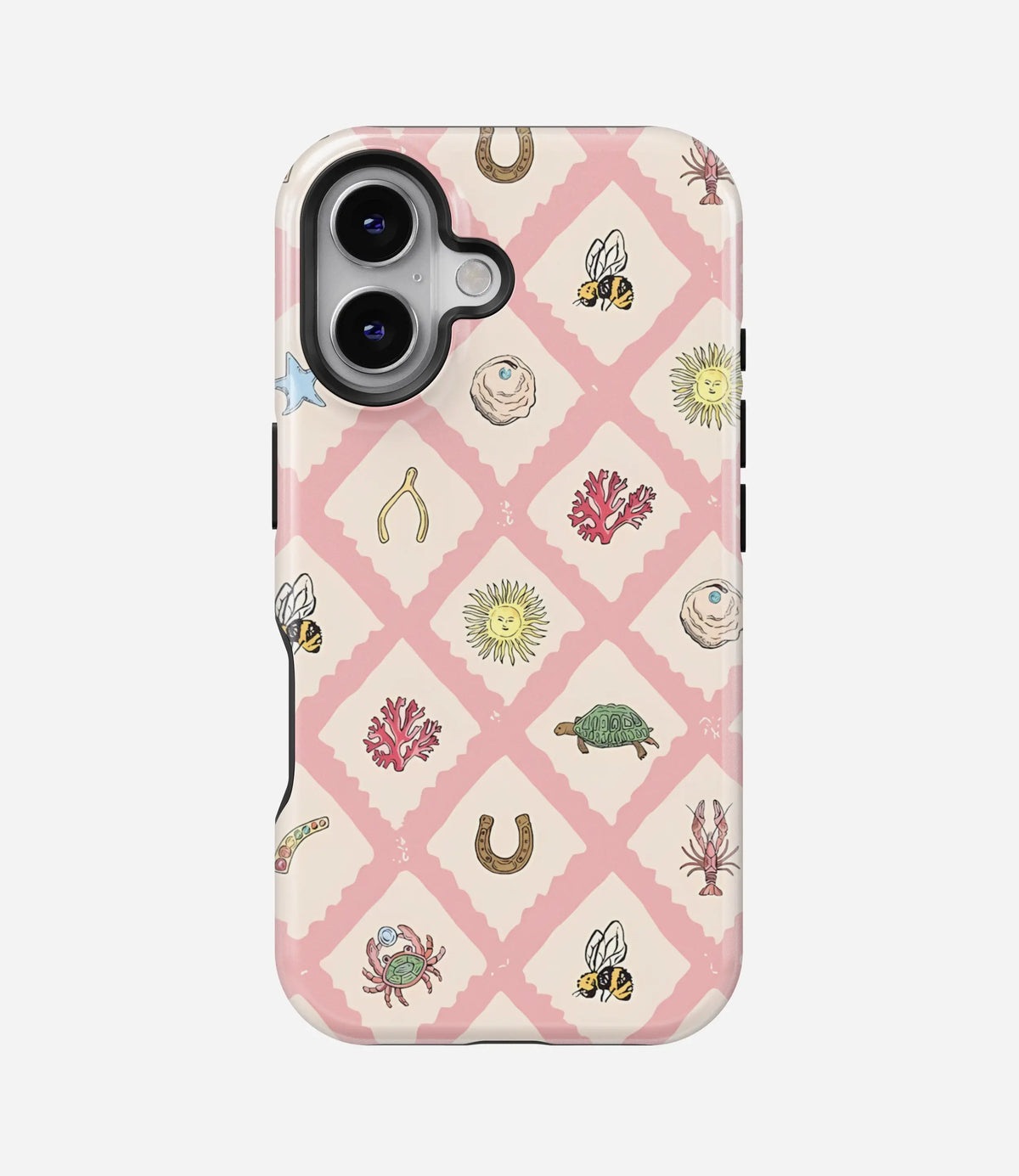Lucky Summer Charms Premium Tough Shining Phone Case (Double Layer) Available For All iPhone Models