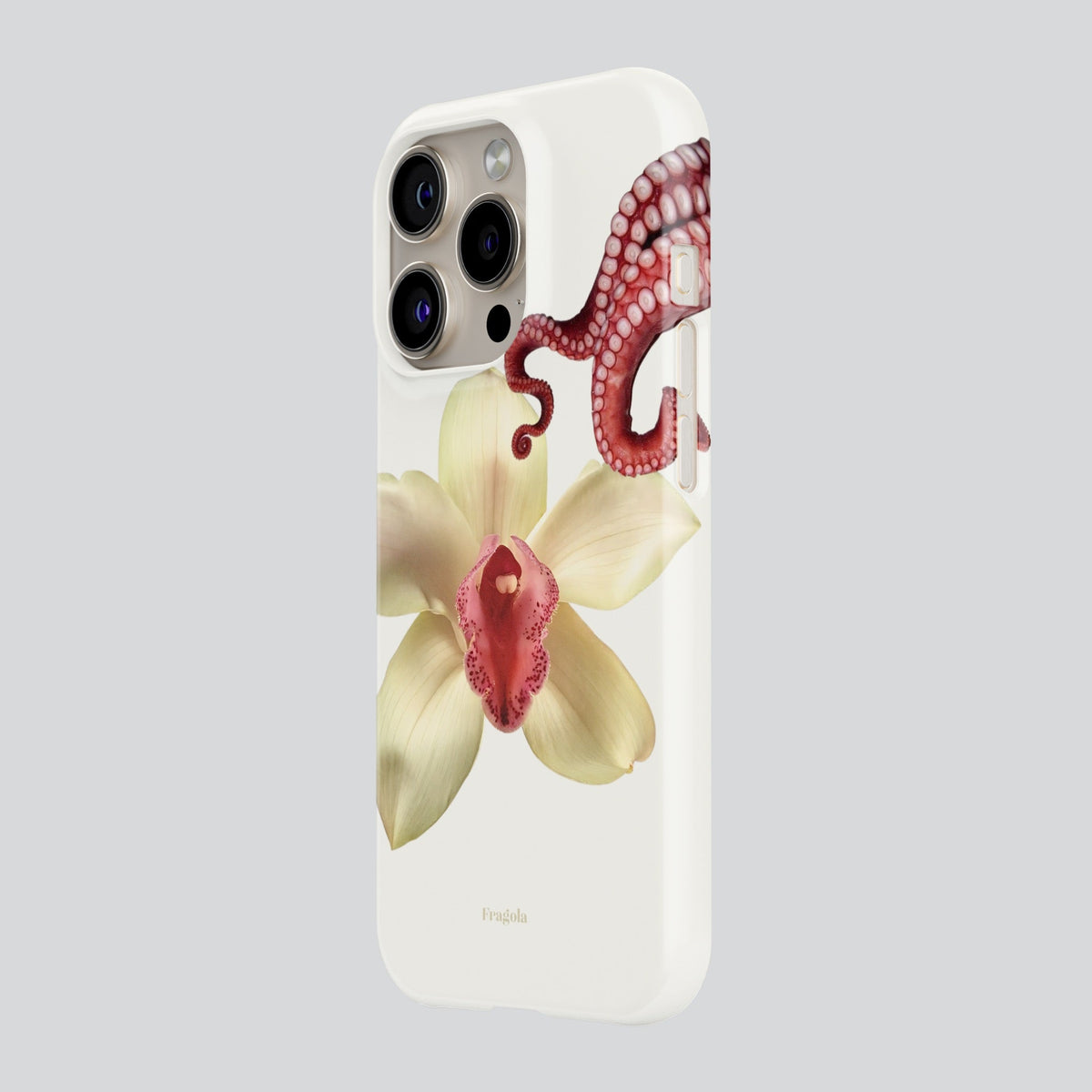 Orchid Vanilla Premium Tough Shining Phone Case (Double Layer) Available For All iPhone Models