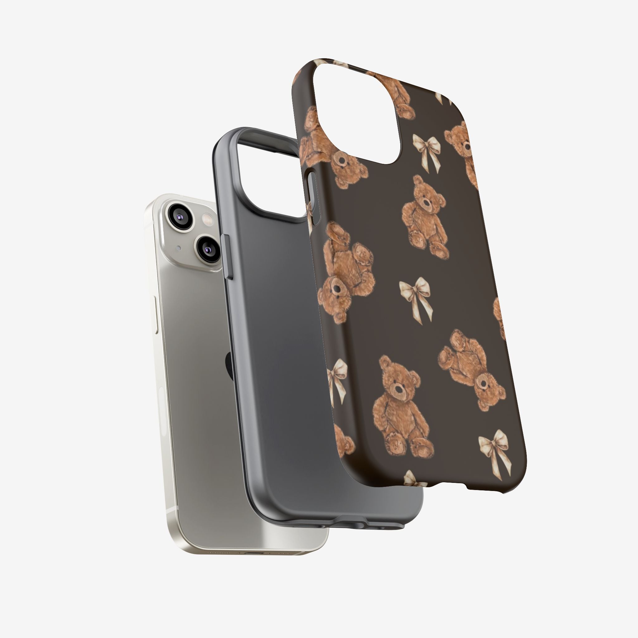 Cocoa Teddies Premium Tough Shining Phone Case (Double Layer) Available For All iPhone Models