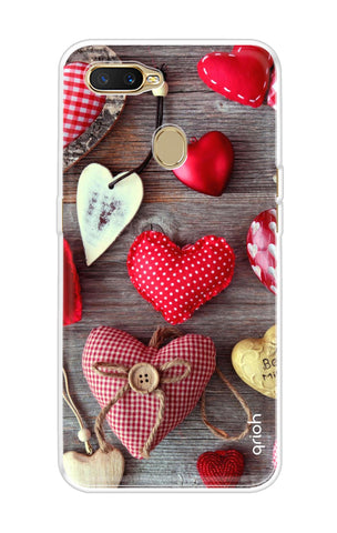 Valentine Hearts Soft Cover for Oppo A7