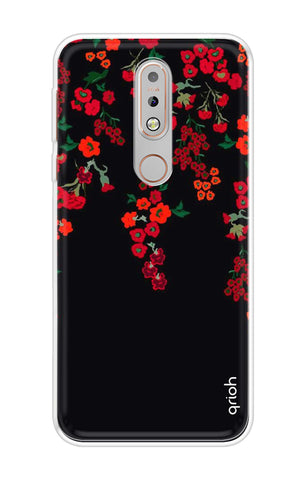 Floral Deco Soft Cover For Nokia 7.1