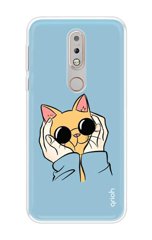 Attitude Cat Soft Cover for Nokia 7.1