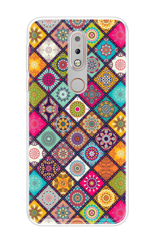 Multicolor Mandala Soft Cover for Nokia 7.1