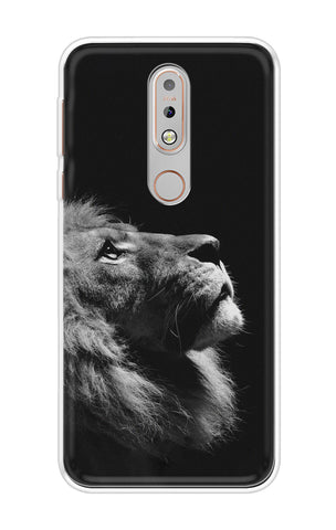 Lion Looking to Sky Soft Cover for Nokia 7.1