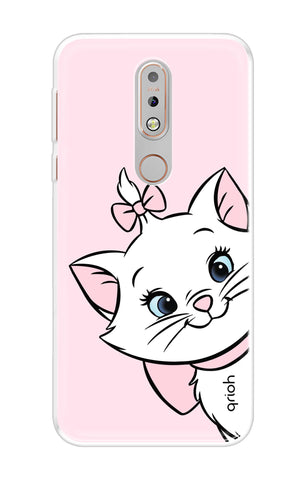 Cute Kitty Soft Cover For Nokia 7.1