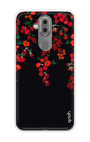 Floral Deco Soft Cover For Nokia 8.1