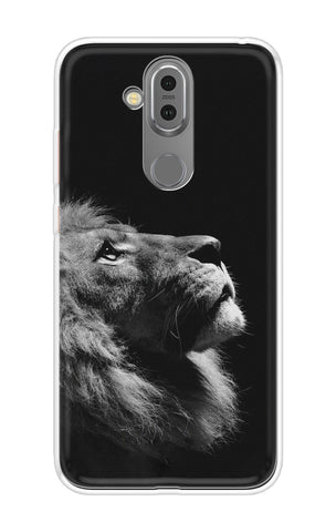 Lion Looking to Sky Soft Cover for Nokia 8.1