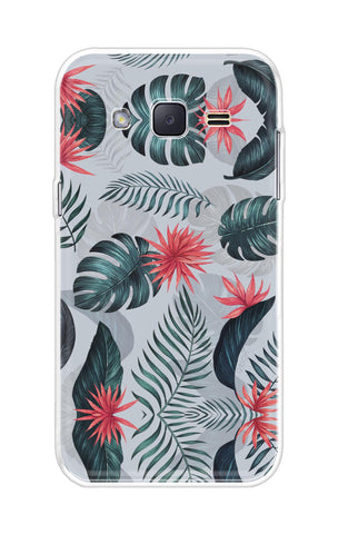 Retro Floral Leaf Soft Cover for Samsung J2