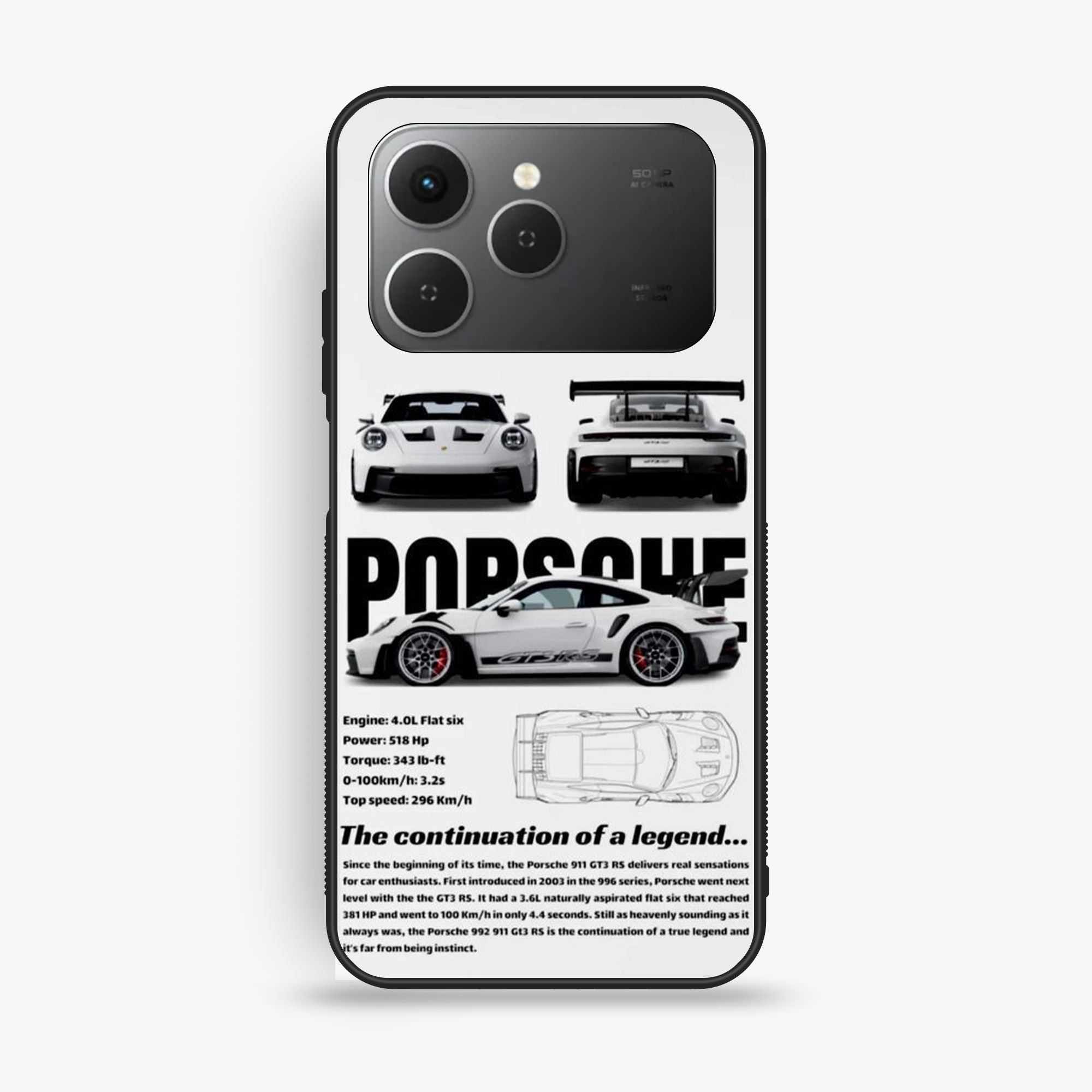 Tecno Spark 40 - Wallpaper 100 - Premium Printed Glossy Phone Case