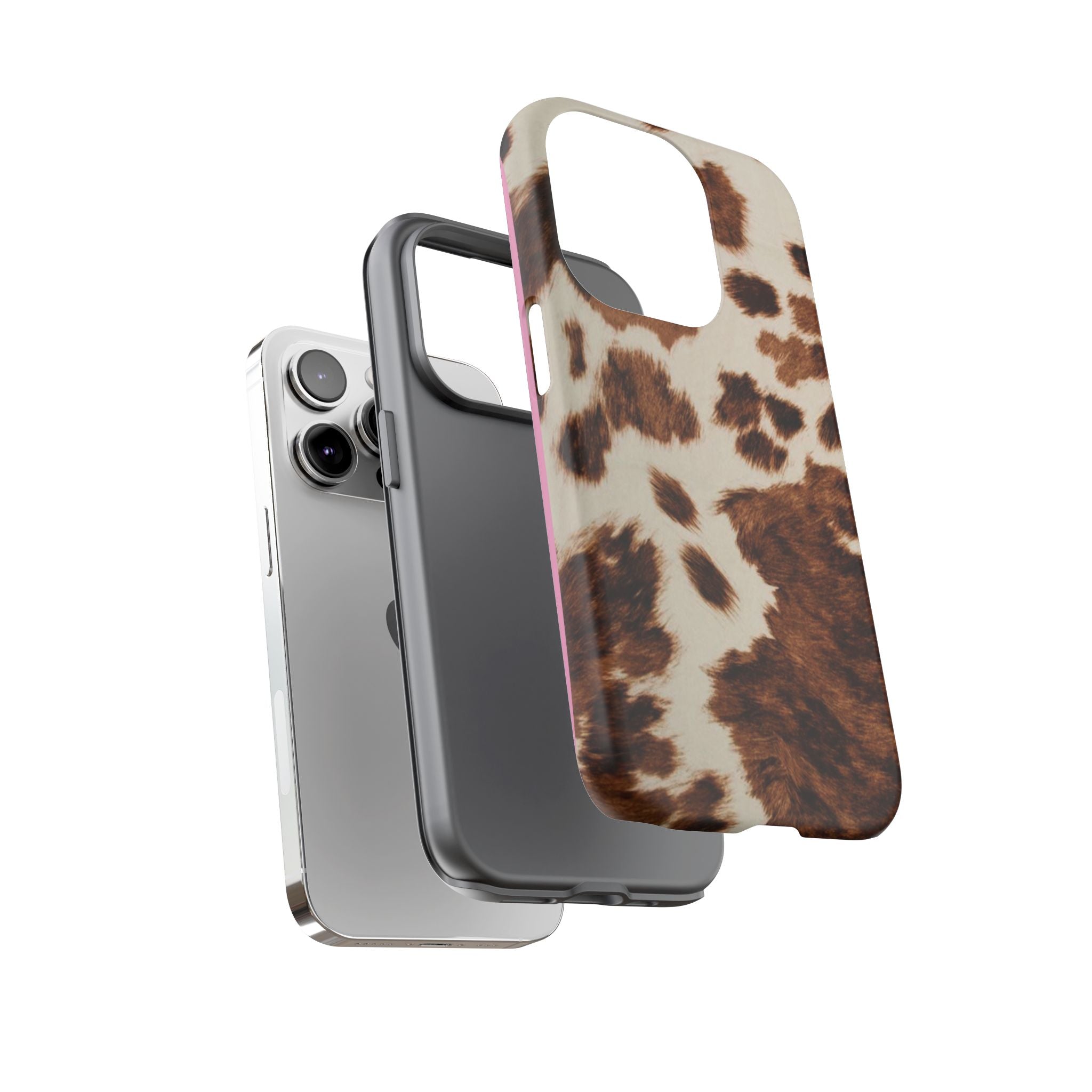 Cow Print Tough Case  Available For All iPhone Models