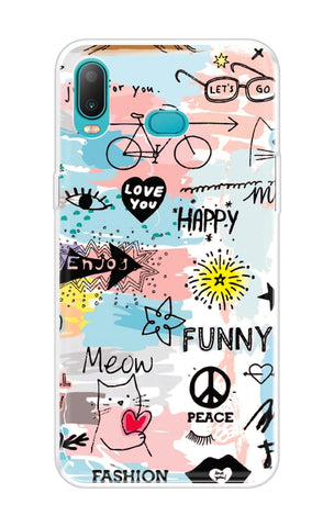 Happy Doodle Soft Cover for Samsung Galaxy A6s