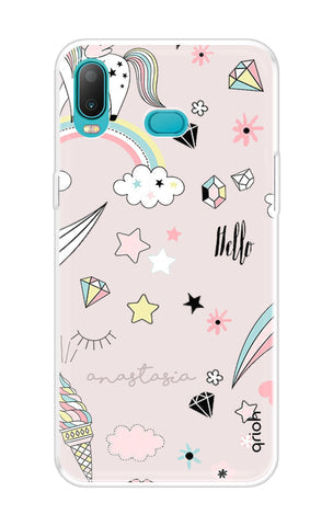Unicorn Doodle Soft Cover For Samsung Galaxy A6s