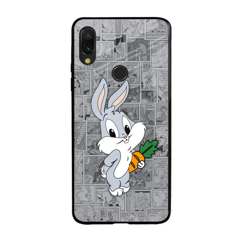 Cute Baby Bunny Glossy Case for Xiaomi Redmi Note 7