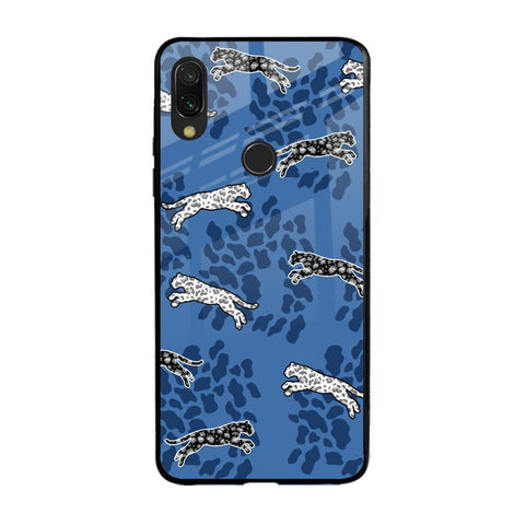 Blue Cheetah Glossy Case for Xiaomi Redmi Note 7