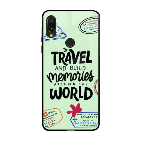 Travel Stamps Glossy Case for Xiaomi Redmi Note 7