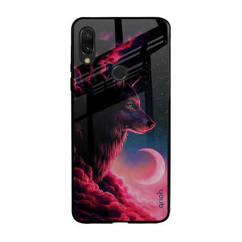 Moon Wolf Glossy Case for Xiaomi Redmi Note 7