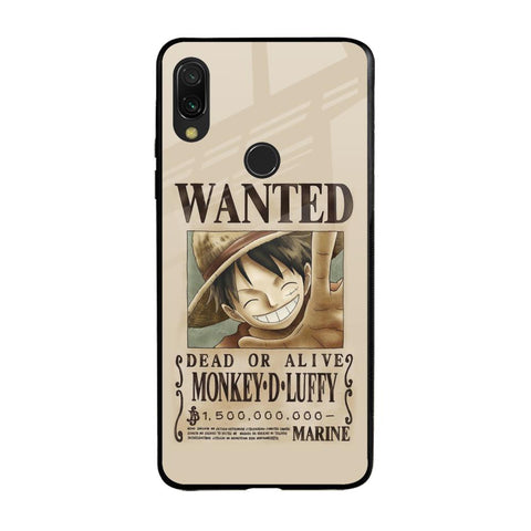 Luffy Wanted Glossy Case for Xiaomi Redmi Note 7