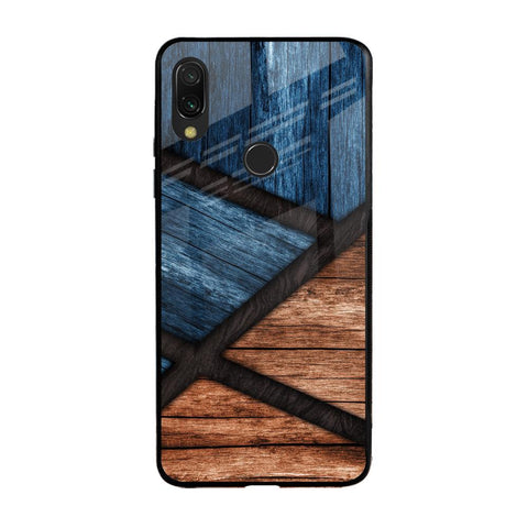 Wooden Tiles Glossy Case for Xiaomi Redmi Note 7