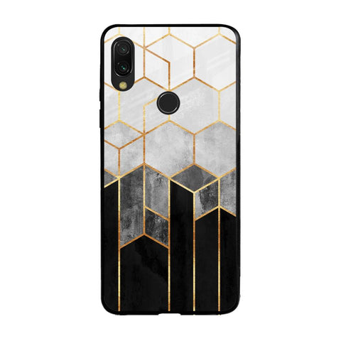 Tricolor Pattern Glossy Case for Xiaomi Redmi Note 7