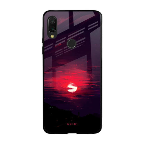 Morning Red Sky Glossy Case For Xiaomi Redmi Note 7