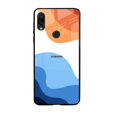 Wavy Color Pattern Glossy Case for Xiaomi Redmi Note 7