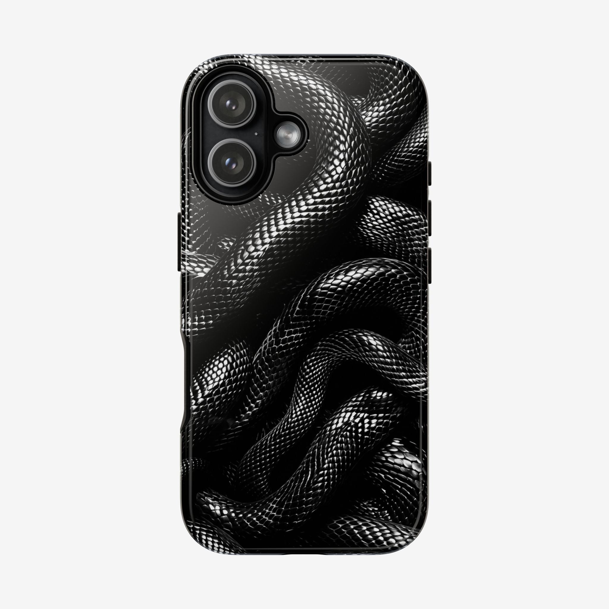 Black Snakes Premium Tough Shining Phone Case (Double Layer) Available For All iPhone Models