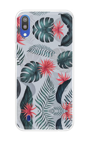 Retro Floral Leaf Soft Cover for Samsung Galaxy M10