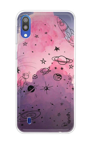 Space Doodles Art Soft Cover For Samsung Galaxy M10